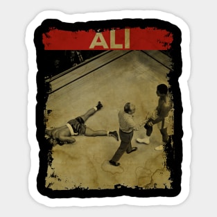 TEXTURE ART- Muhammad Ali - RETROSTYLE Sticker